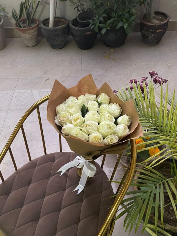 The Eternal White Bouquet