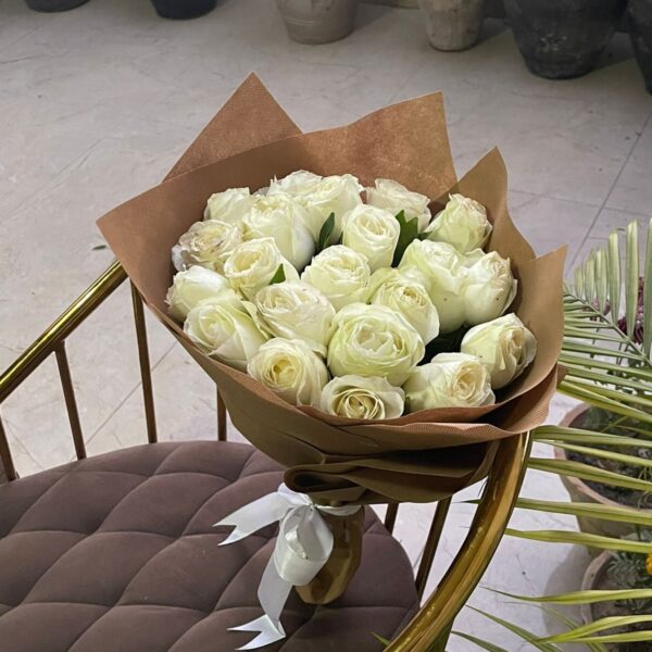 The Eternal White Bouquet
