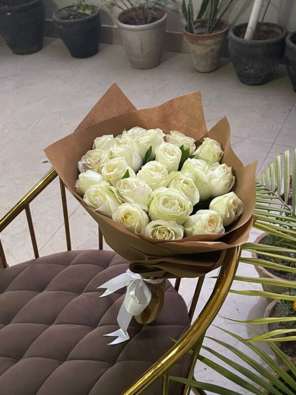 The Eternal White Bouquet