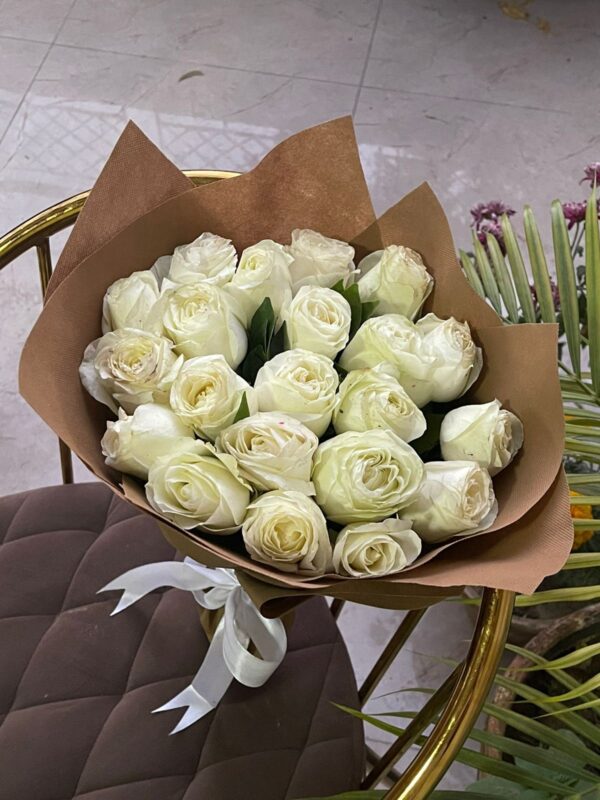 The Eternal White Bouquet