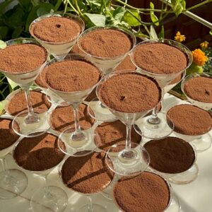 Tiramisu Champagne Cascade