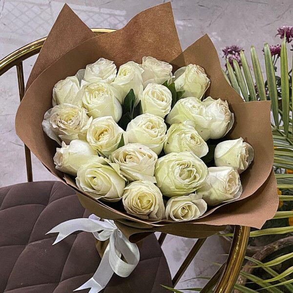 The Eternal White Bouquet