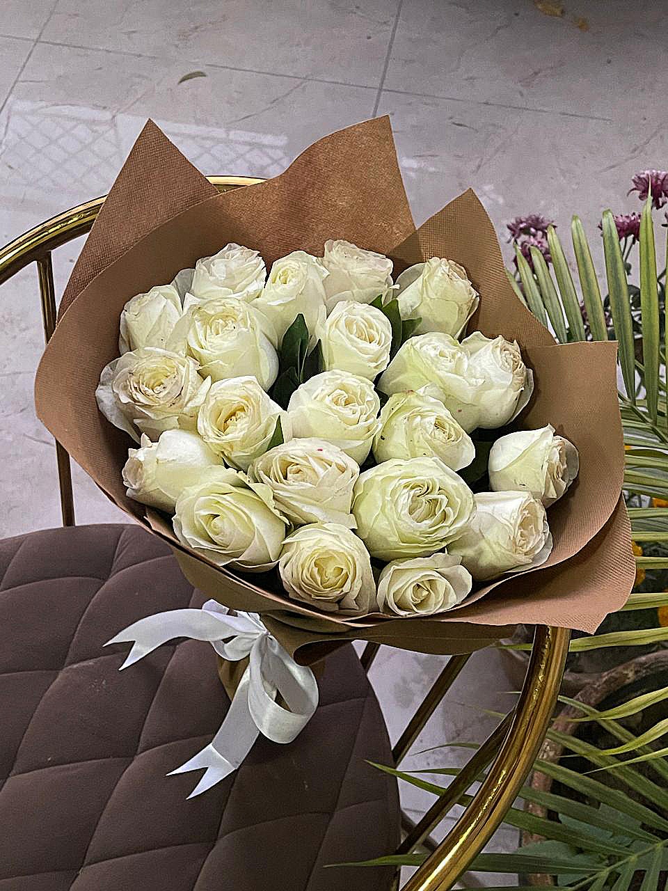 The Eternal White Bouquet